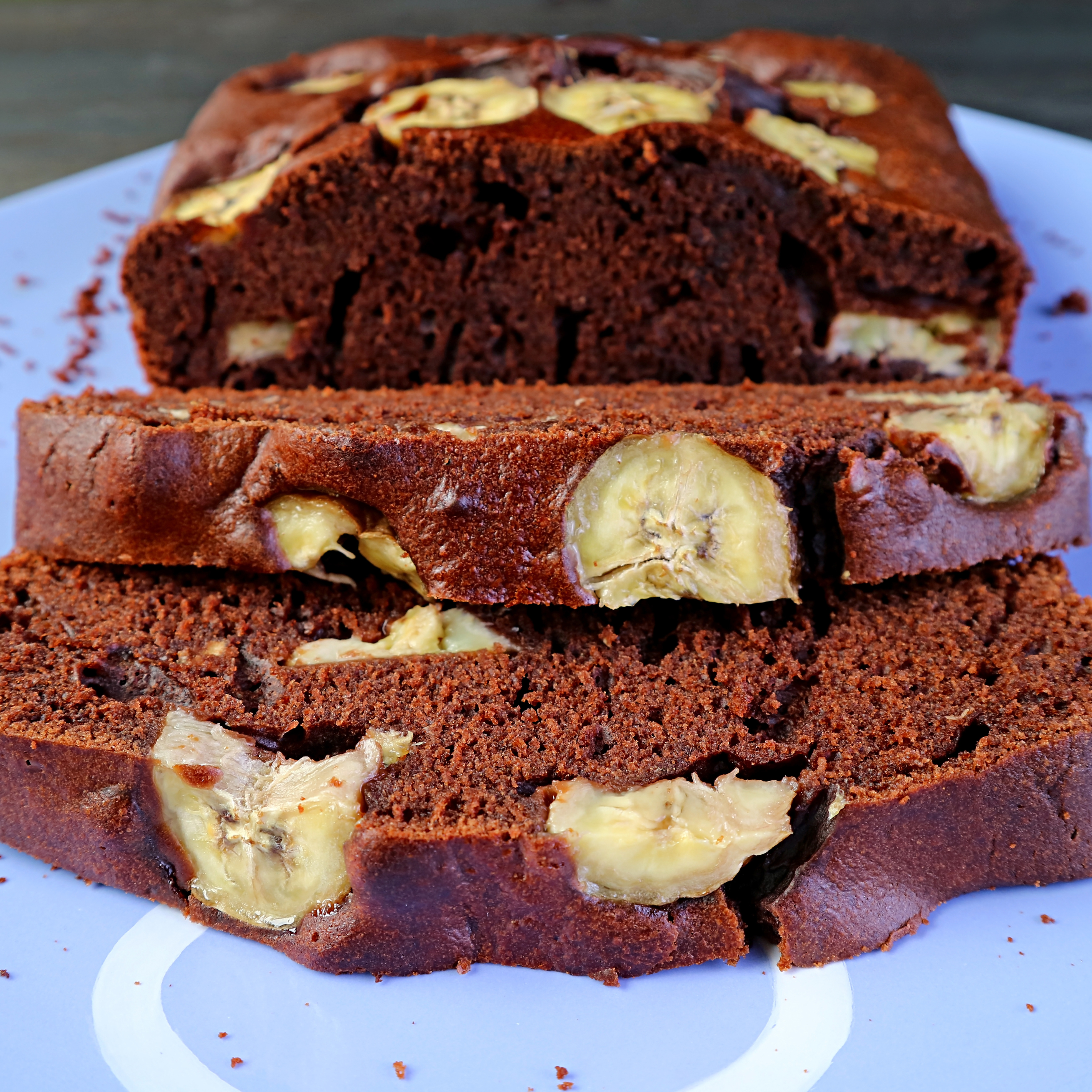 Bananenbrood chocolade cacao recept bakken