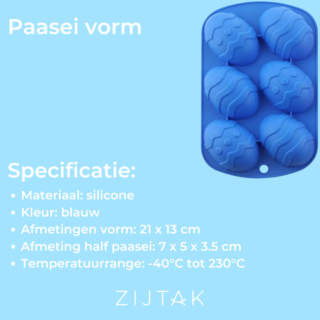 Paasei Paas chocoladevorm Pasen Bakvorm