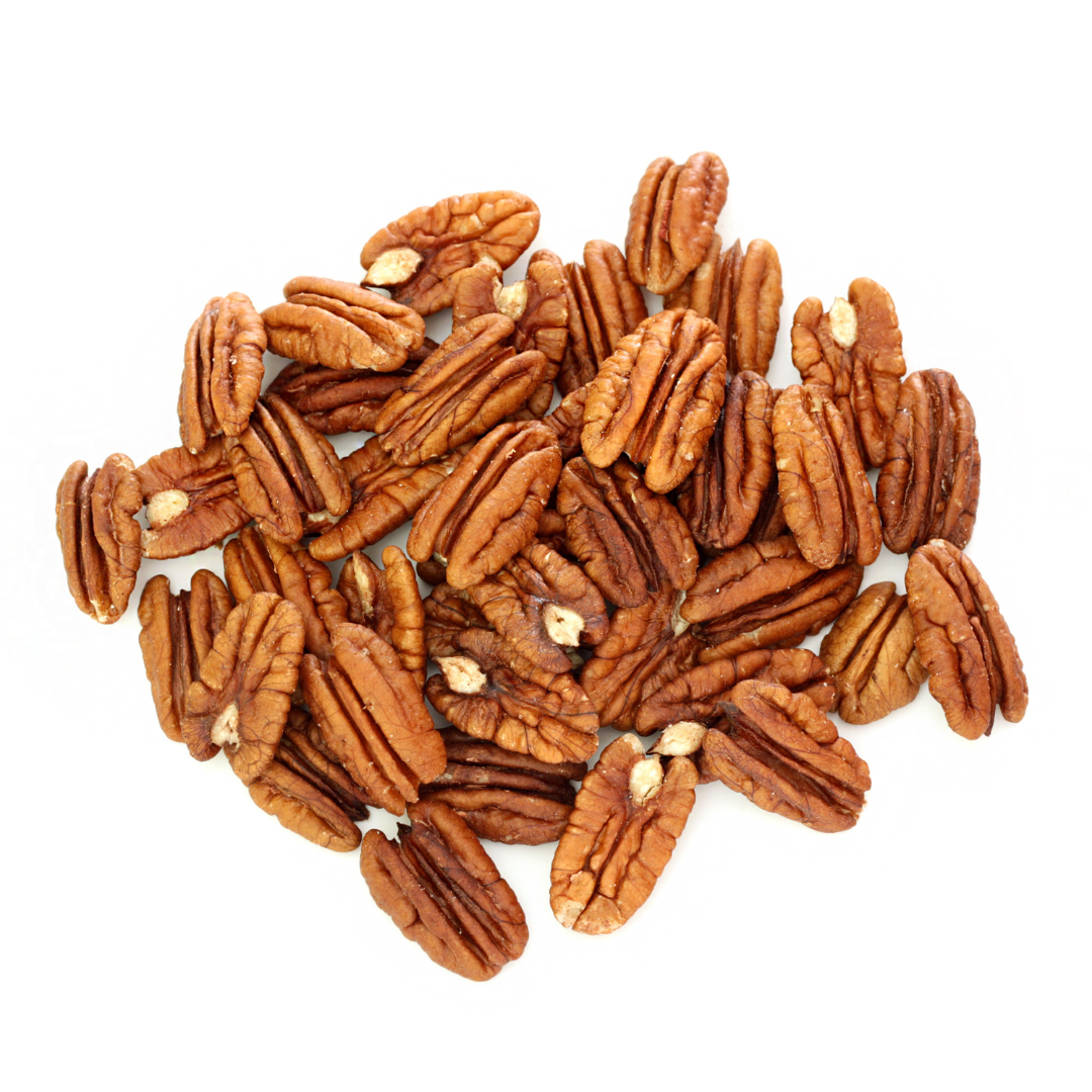 Pecannoten noten notenmix rauw raw ongebrand ongezouten puur.