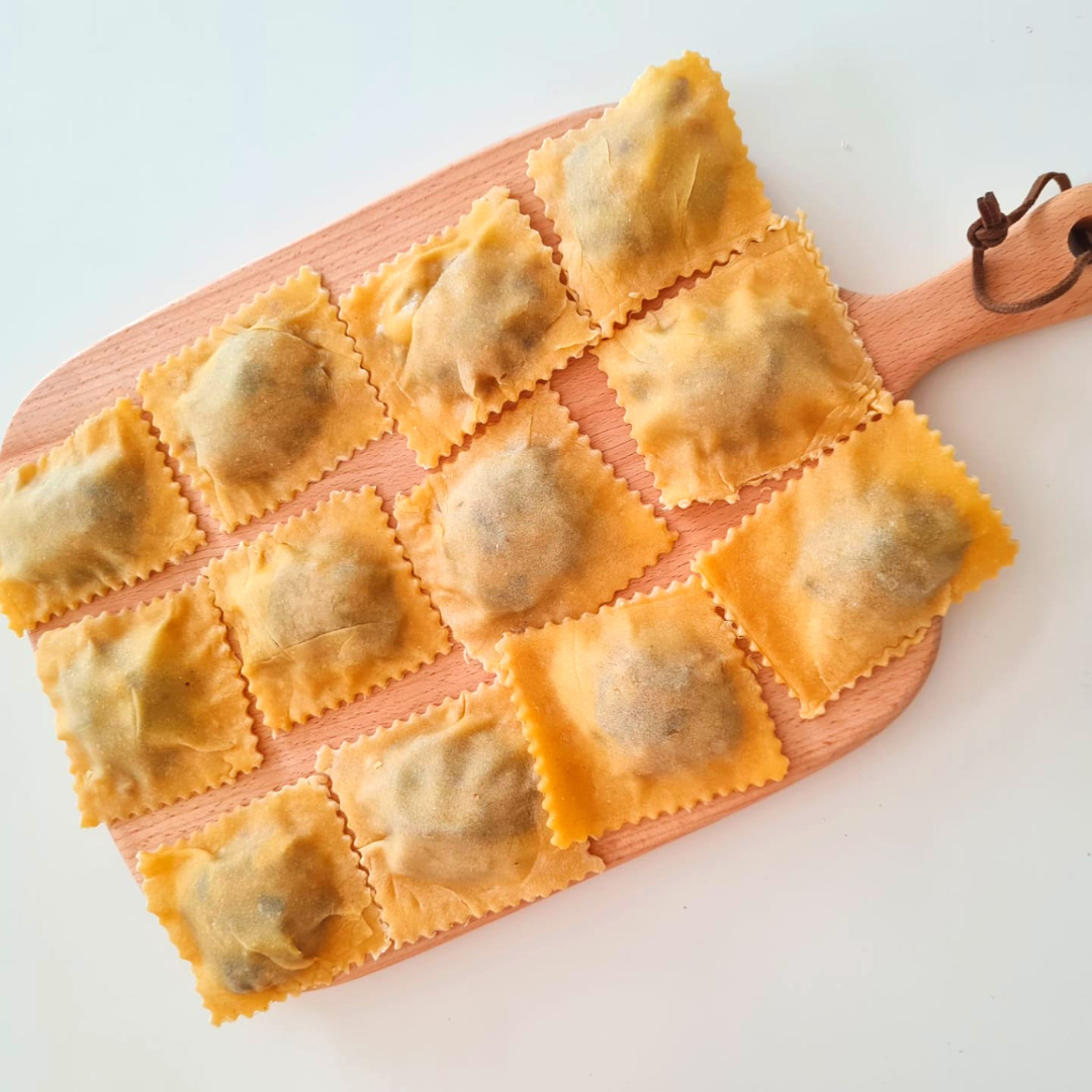 Recept ravioli vegetarisch oesterzwam