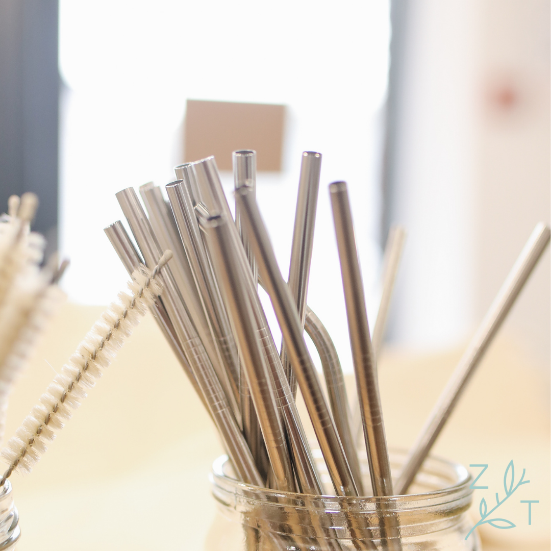 Herbruikbare rietjes roestvrij staal rvs