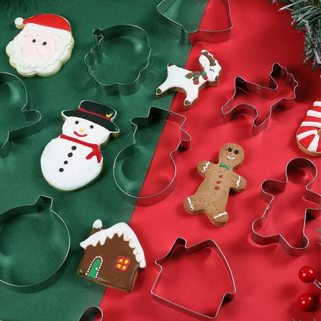 Kerst uitsteekvormset uitsteekvormen 26 stuks cookie cutter koekjes bakken christmas