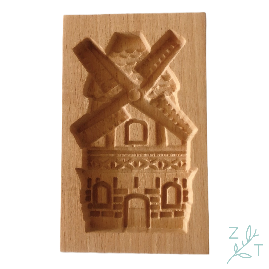 Speculaasplank molen Nederland speculaas speculoos plank vorm hout