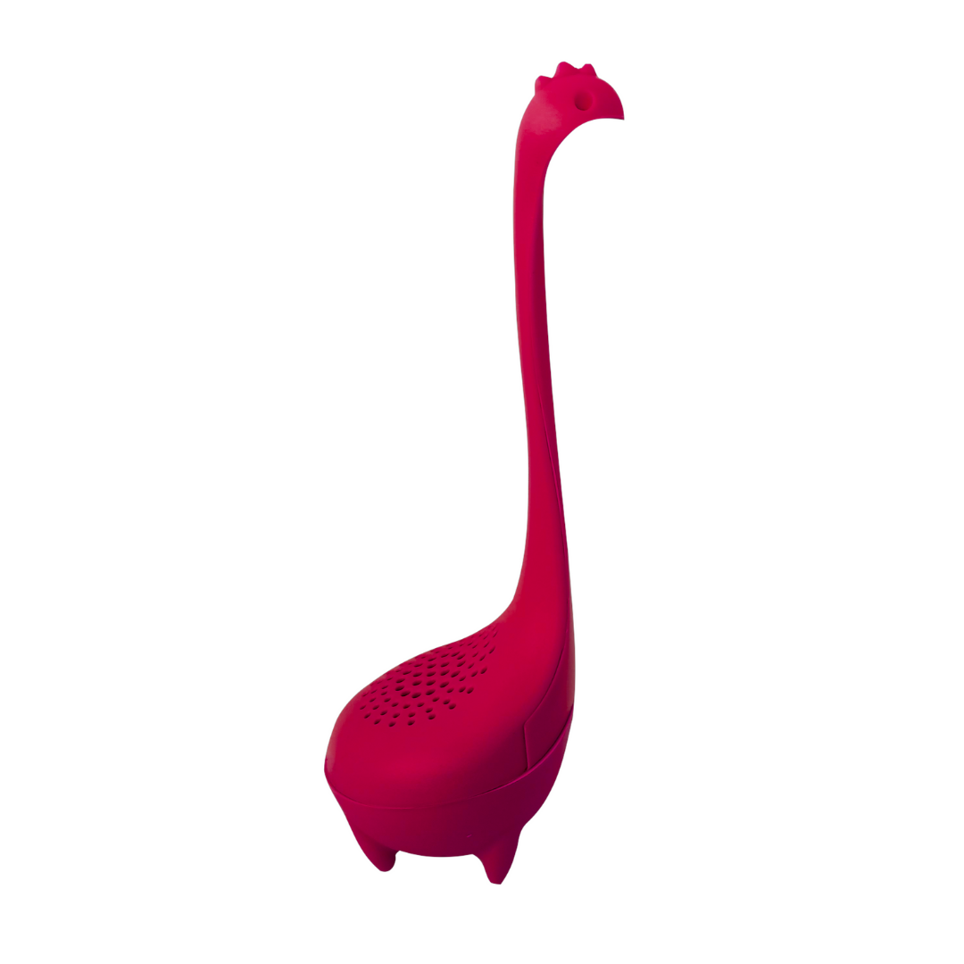Theefilter thee-ei losse thee infusie dinosaurus nessie rood groen blauw