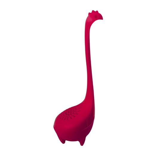 Theefilter thee-ei losse thee infusie dinosaurus nessie rood groen blauw