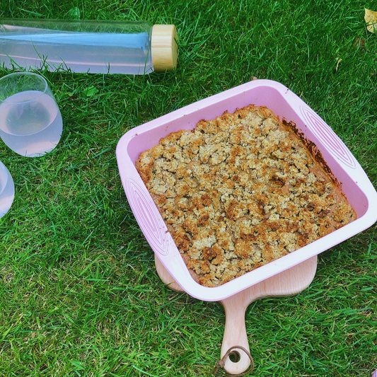 Gezonde vijgencrumble