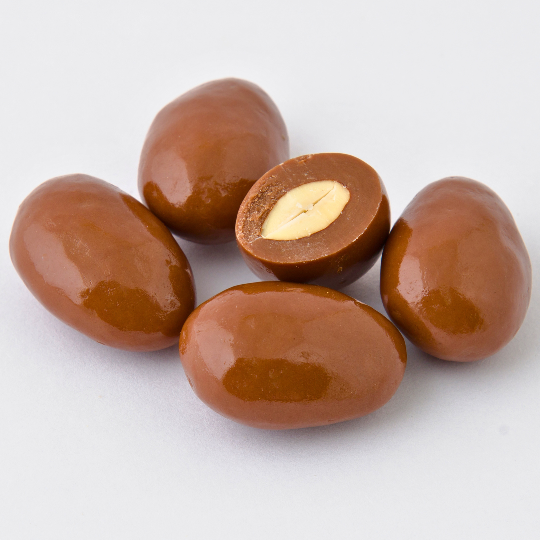 Gechocolateerde Amandelen met melkchocolade