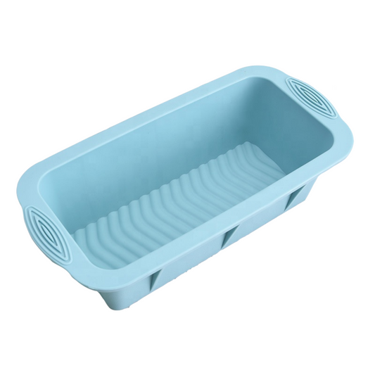 Cake bakvorm blauw silicone.