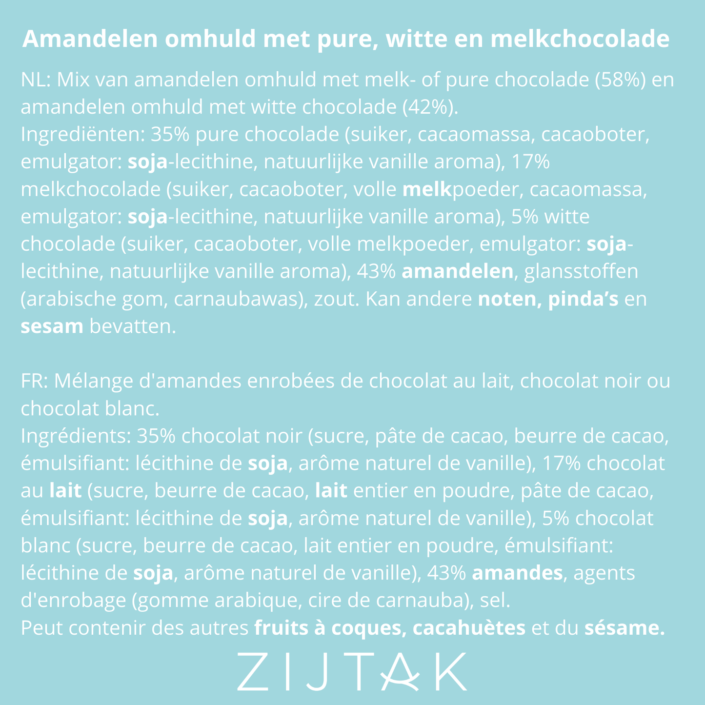 Chocolade amandelnoten