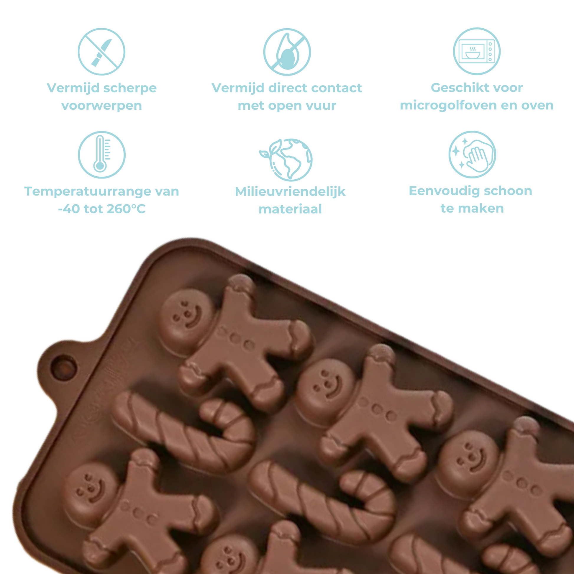 Kerst chocoladevorm ijsblokvorm silicone mal Gratis verzending Kortrijk Antwerpen.