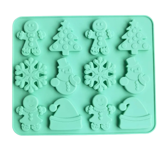 Kerst chocoladevorm silicone