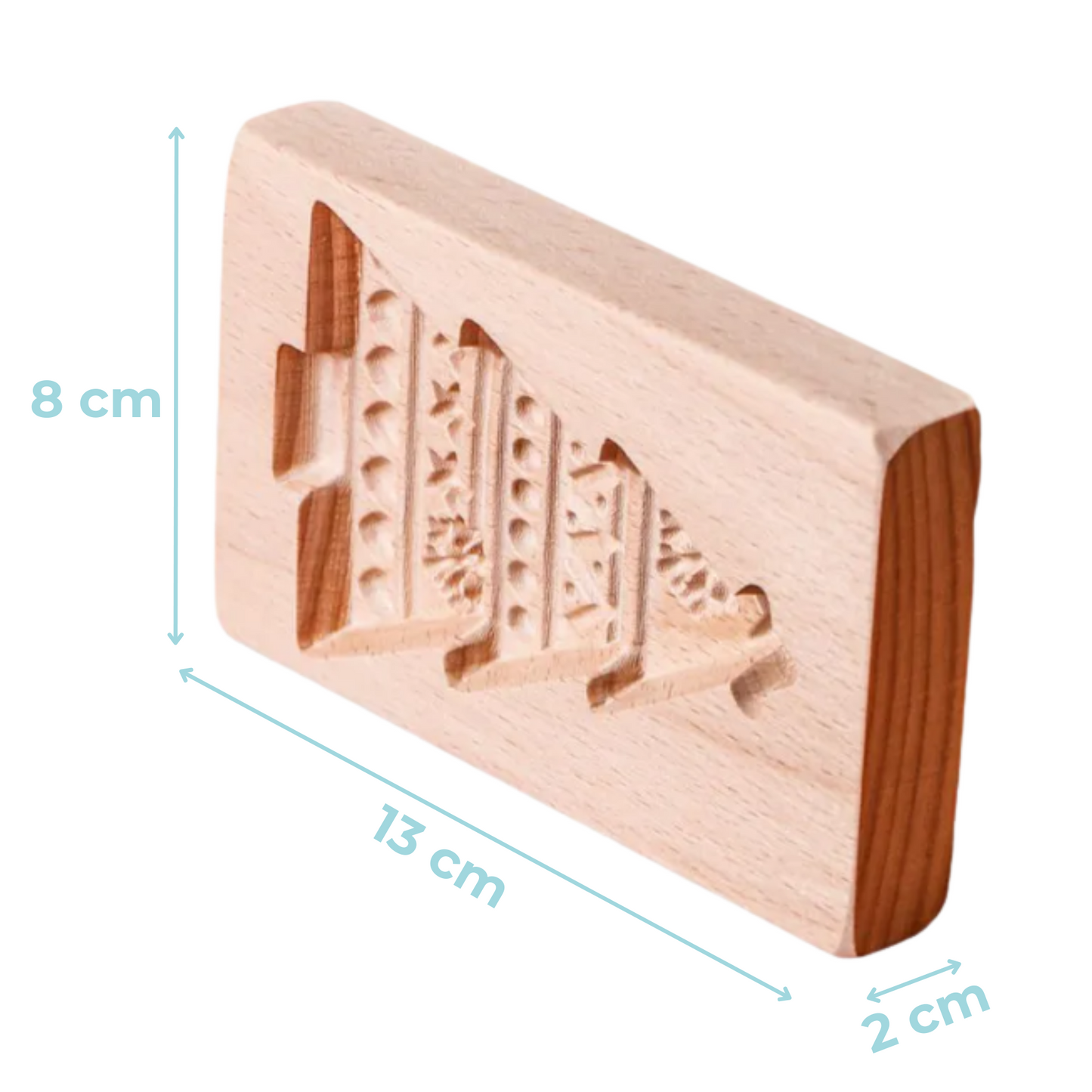 Speculaasplank Kerstboom Kerst speculoosvorm speculaas speculoos hout ZijTak gratis verzending Kortrijk