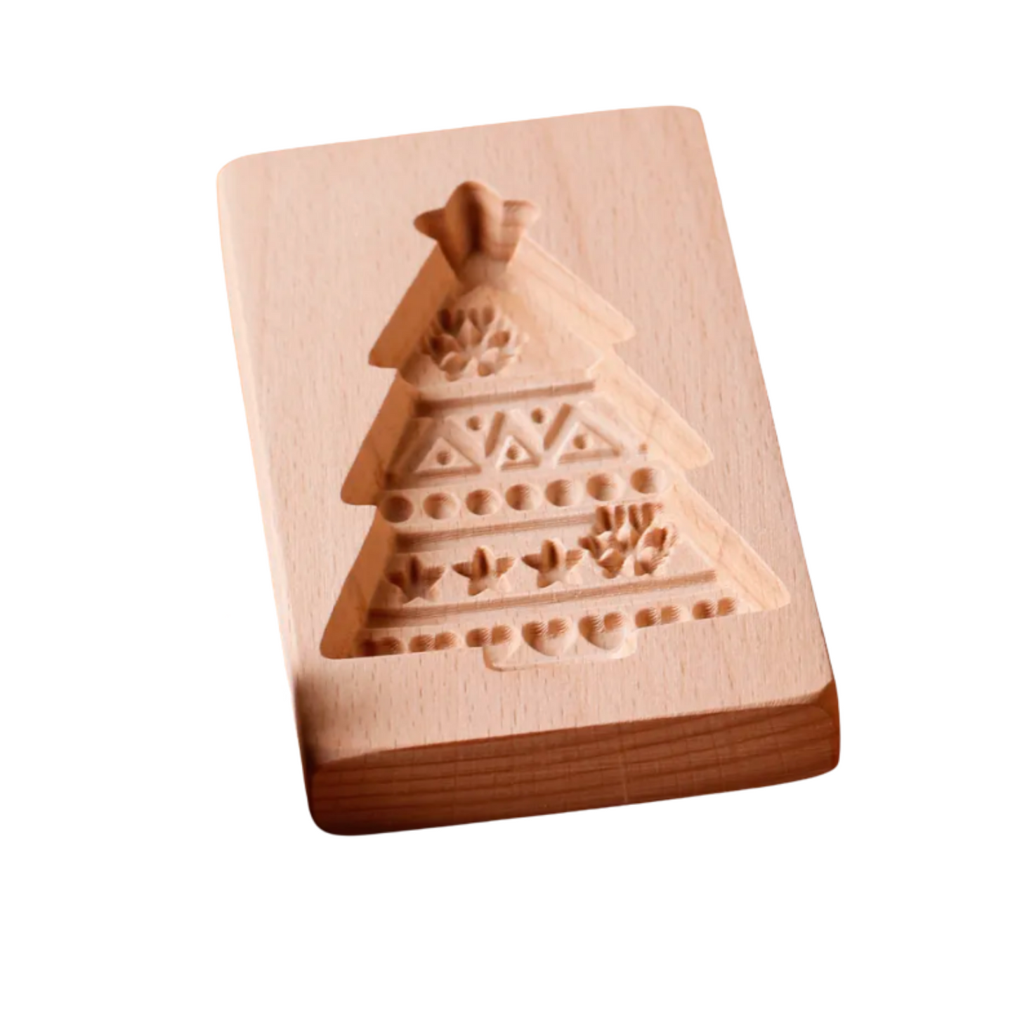 Speculaasplank Kerstboom Kerst speculoosvorm speculaas speculoos hout ZijTak gratis verzending Kortrijk