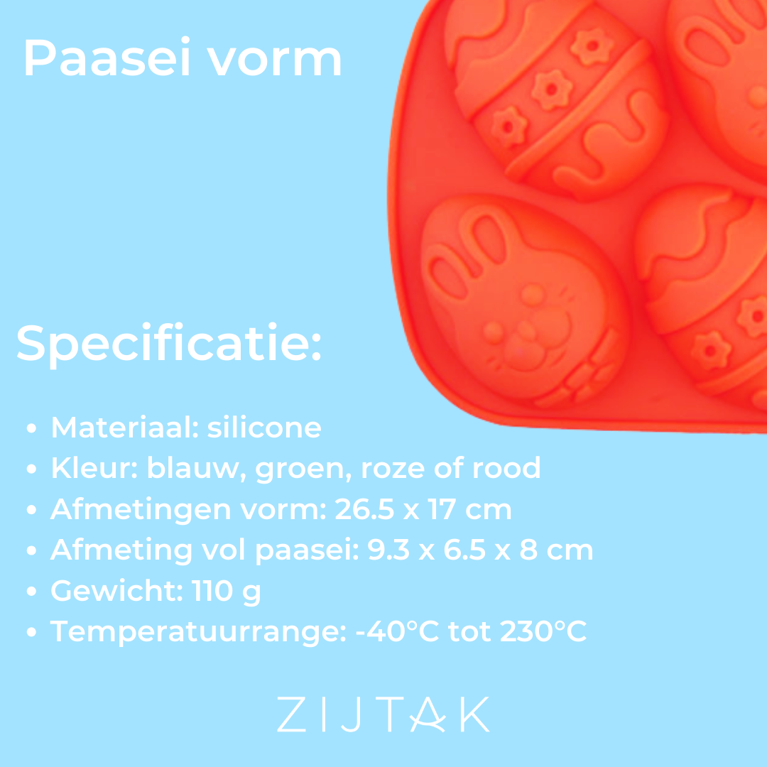 Paasei Paas chocoladevorm Pasen Bakvorm