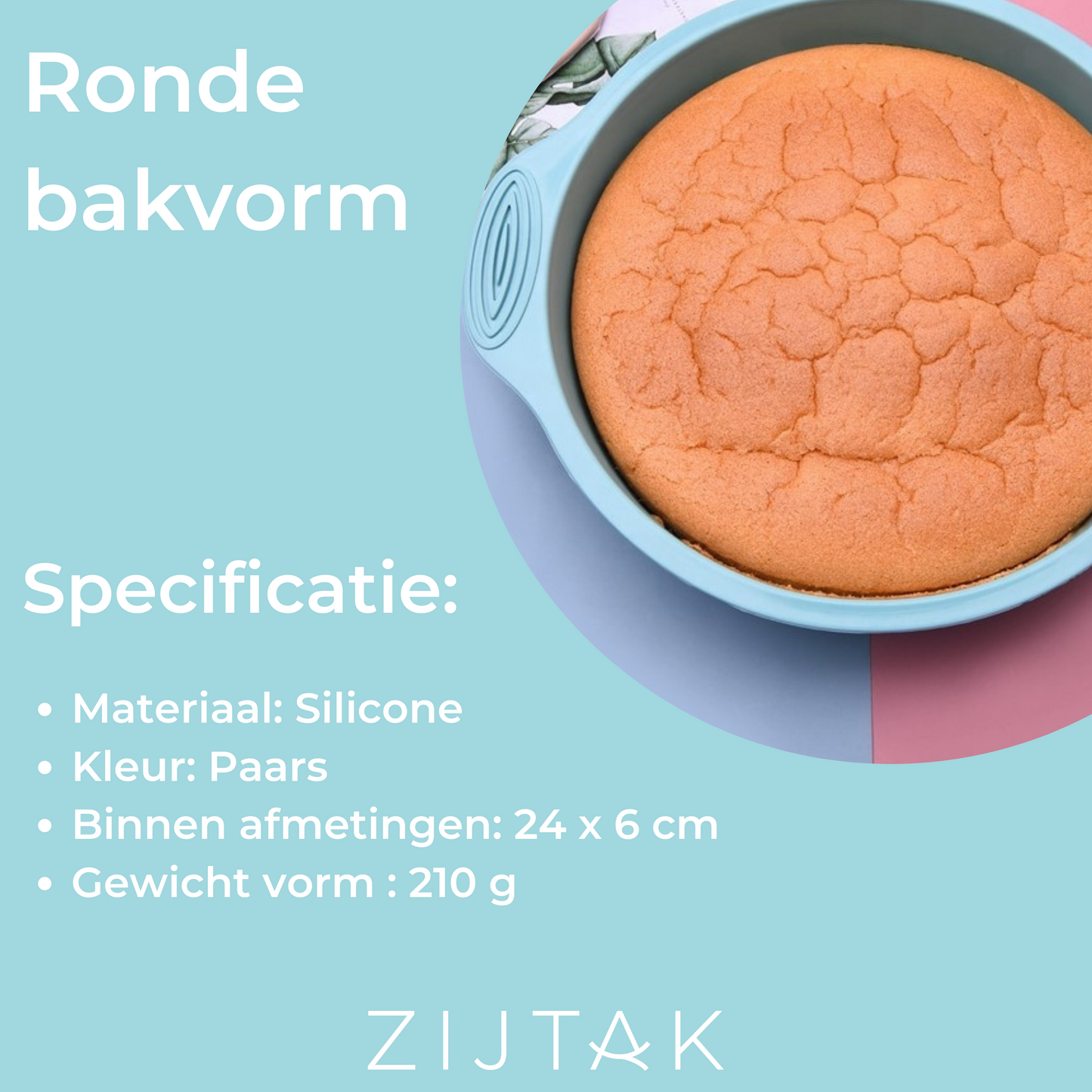 Ronde bakvorm silicone gratis verzending kortrijk antwerpen