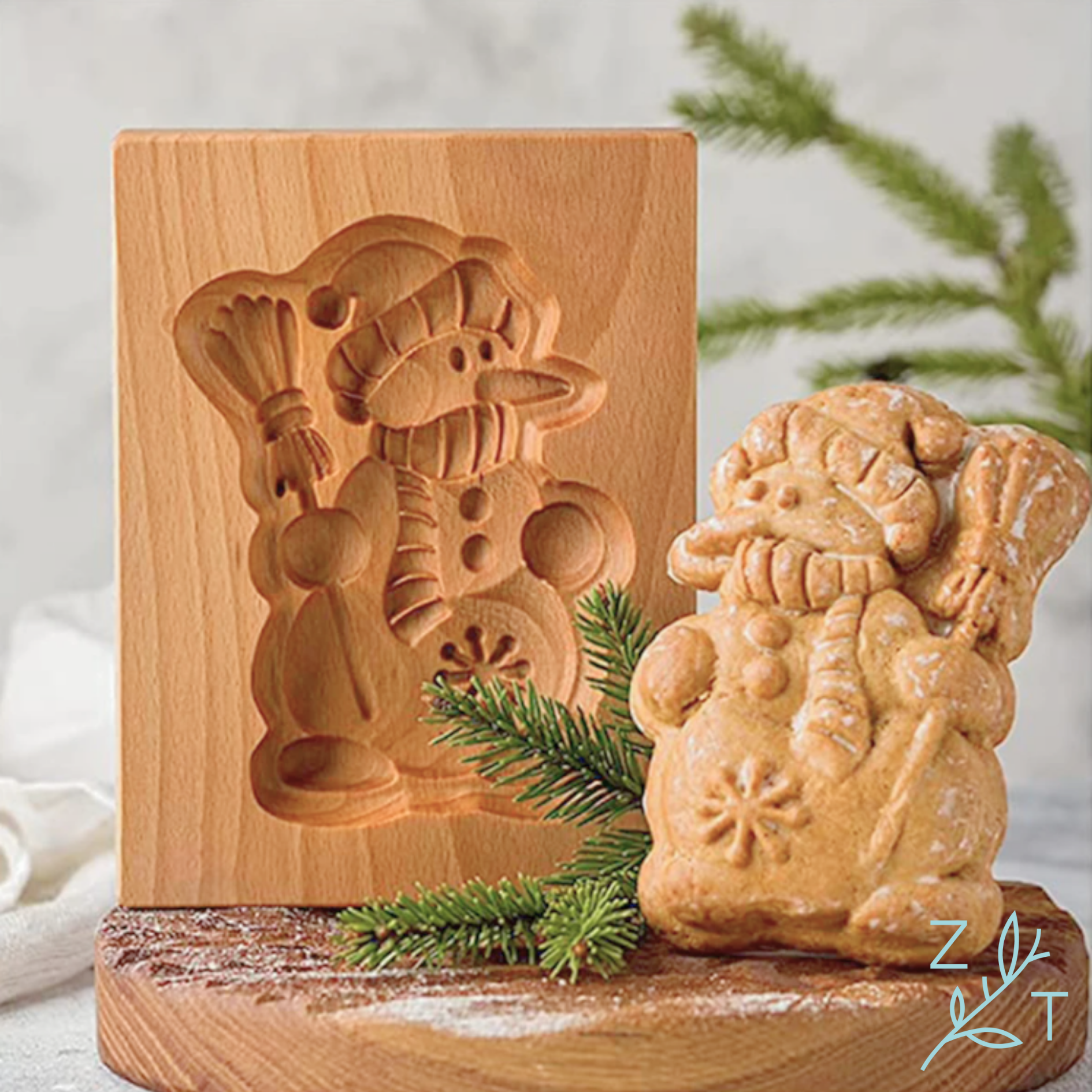 Sneeuwman speculaasvorm speculoosplank speculoos speculaas bakken recept