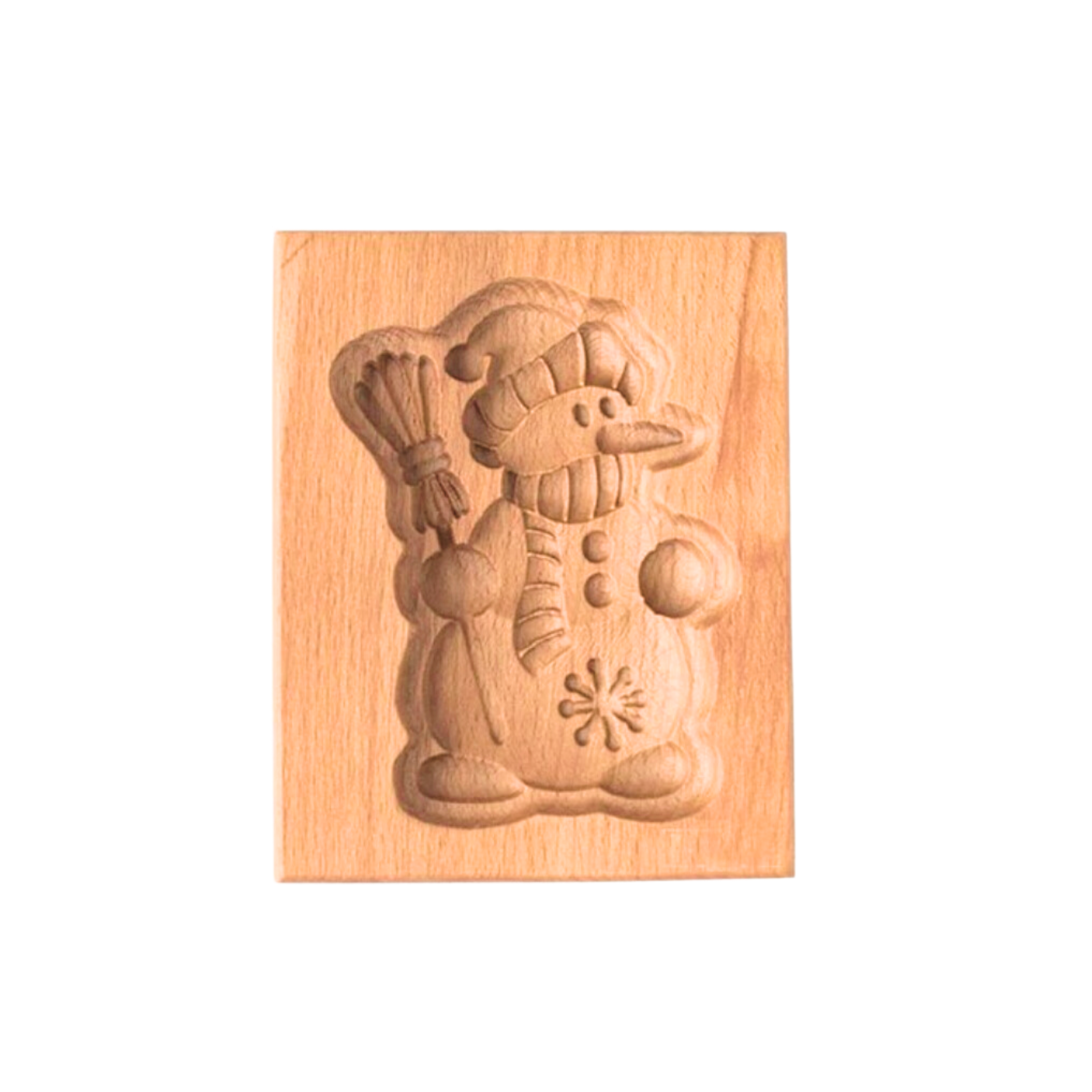 Sneeuwman speculaasvorm speculoosplank speculoos speculaas bakken recept