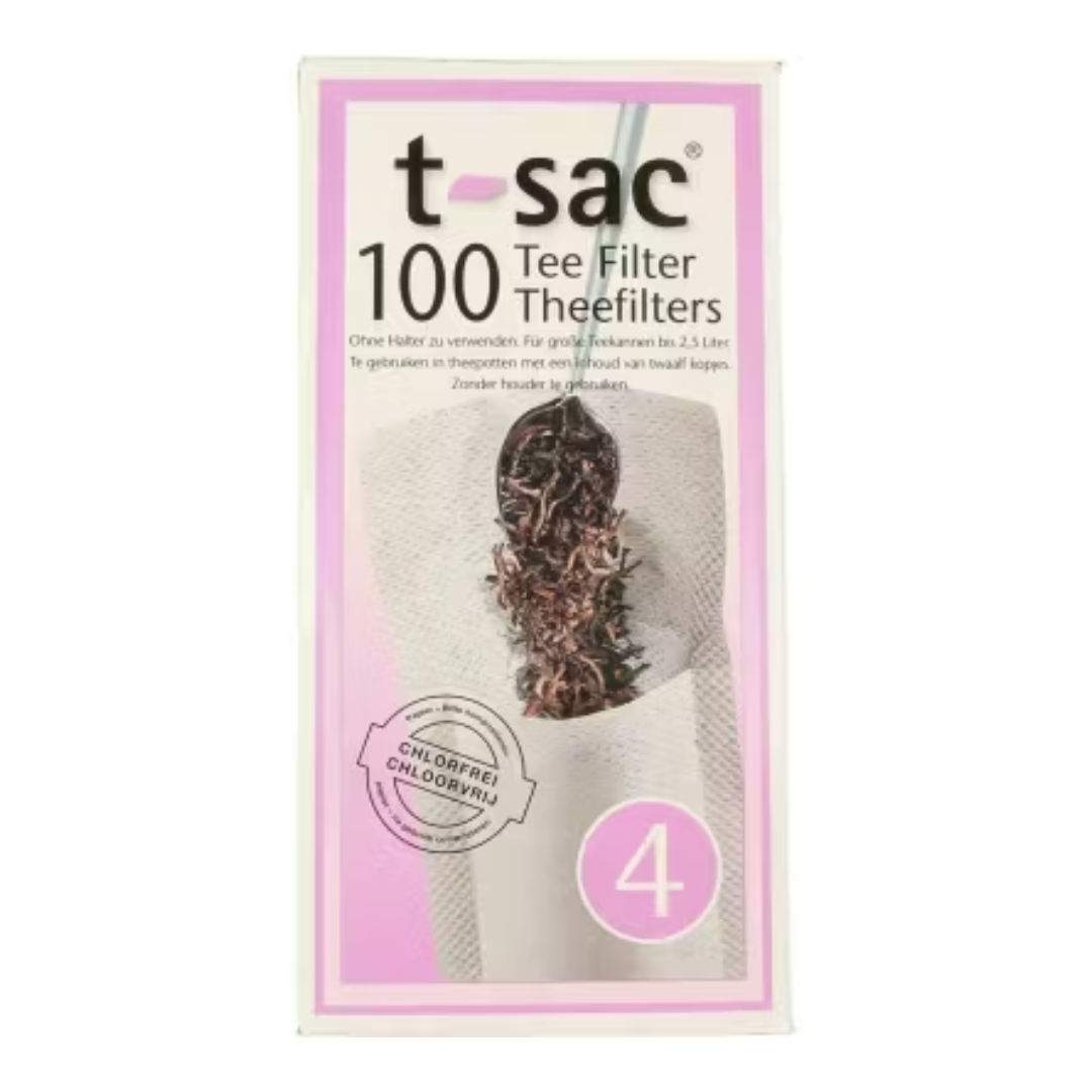 T-SAC 4 Theefilters - 100 Stuks