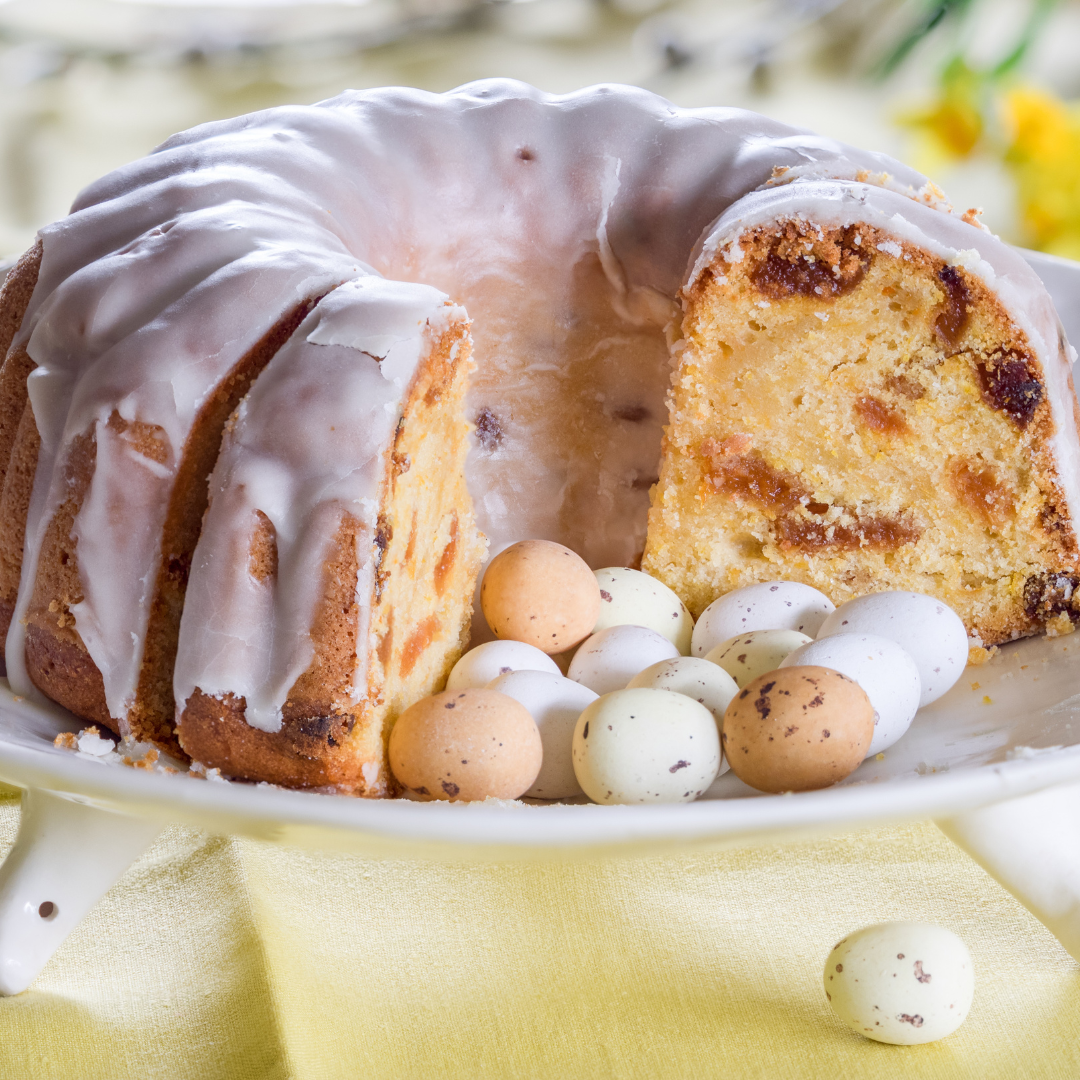 Tulbandcake stol gedroogd fruit fondant recept.