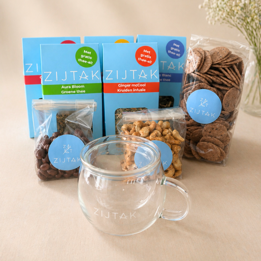 Cadeaupakket moederdag thee noten