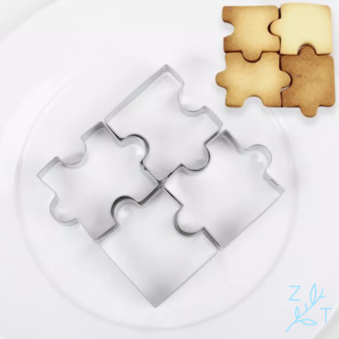 Uitsteekvorm set - Puzzel - 4 stuks