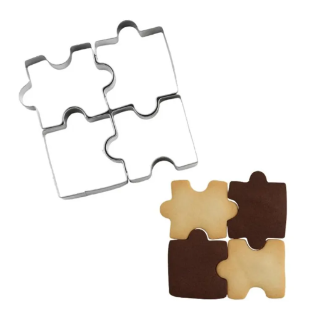 Uitsteekvorm set - Puzzel - 4 stuks