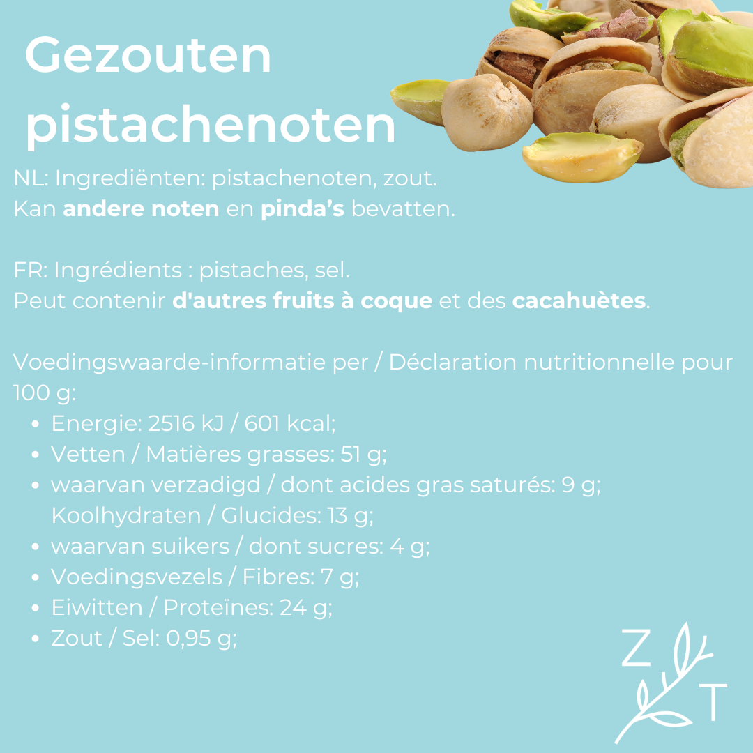 Gezouten pistachenoten pistache