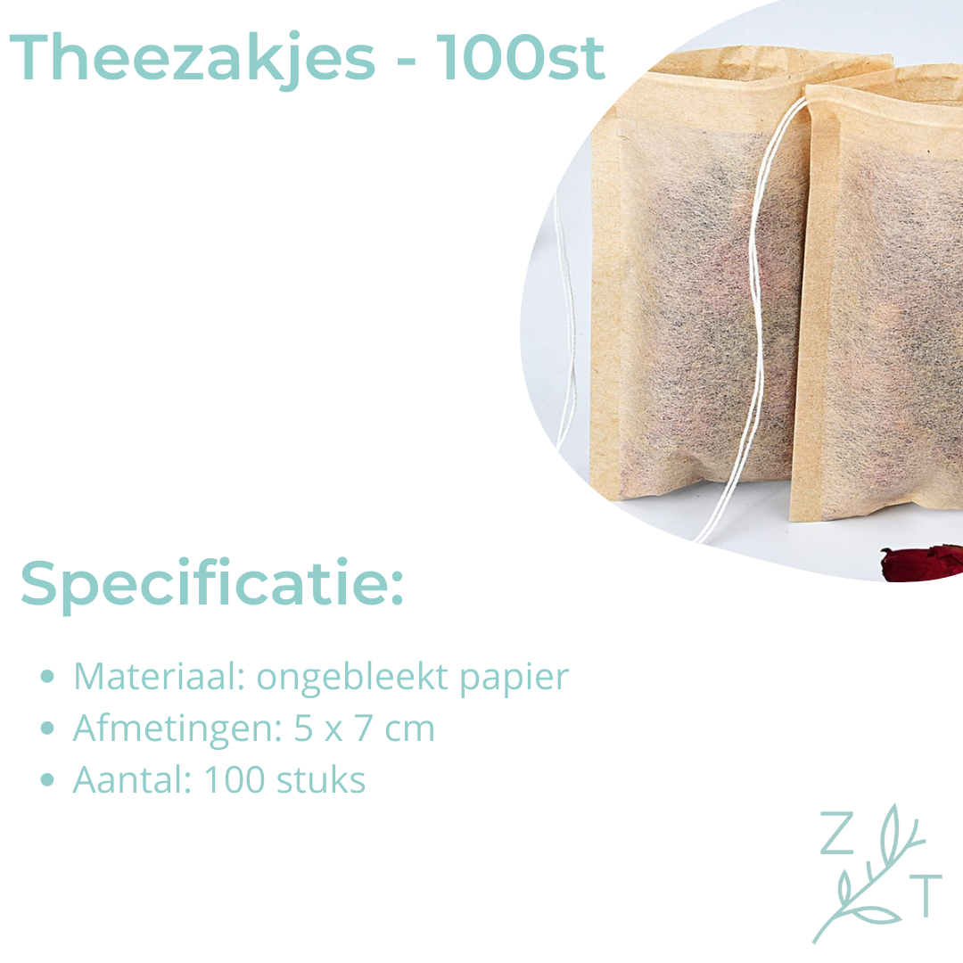 lege theezakjes theefilter zakjes losse thee infusie