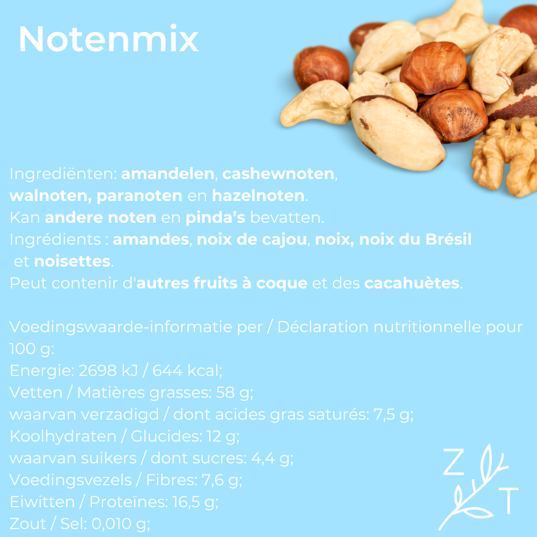 Notenmix met paranoten
