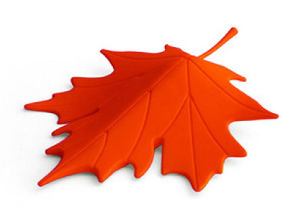 Blad deurstopper herfstblad rood