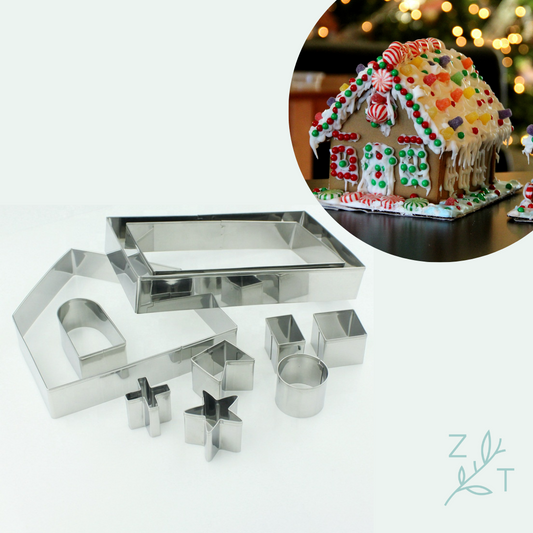Gingerbread house peperkoekhuis huis uitsteekvorm