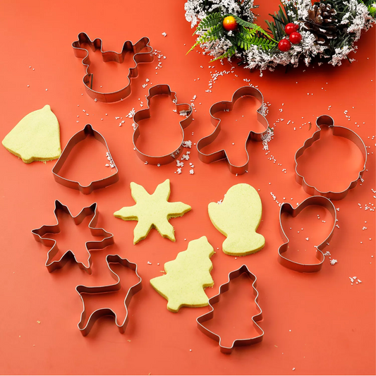Kerst uitsteekvormset uitsteekvormen 26 stuks cookie cutter koekjes bakken christmas