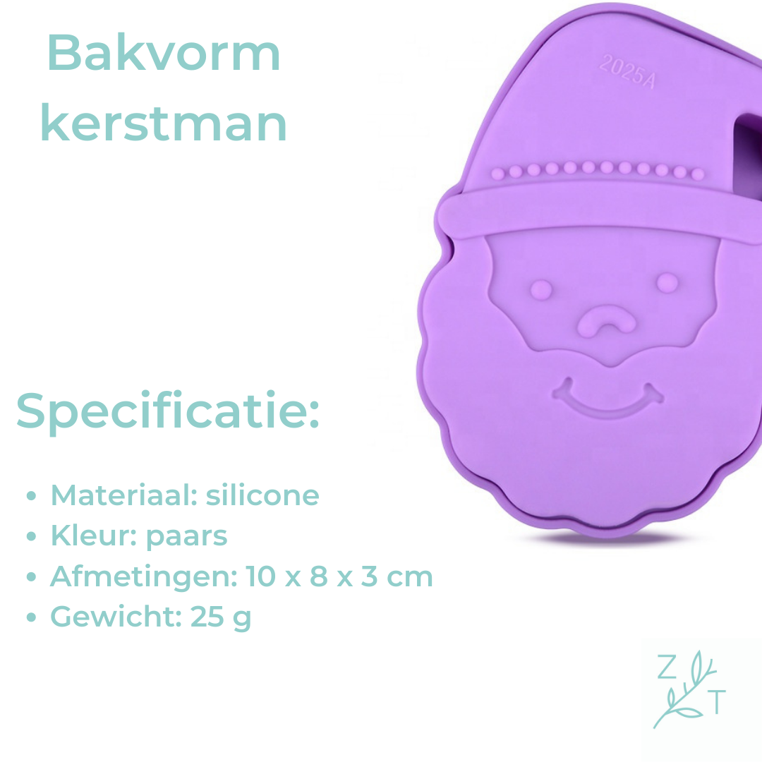 Kerstman bakvorm