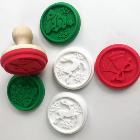 Kerststempel Stempel koekjes kerstboom rendier klokken Kerst christmas ZijTak