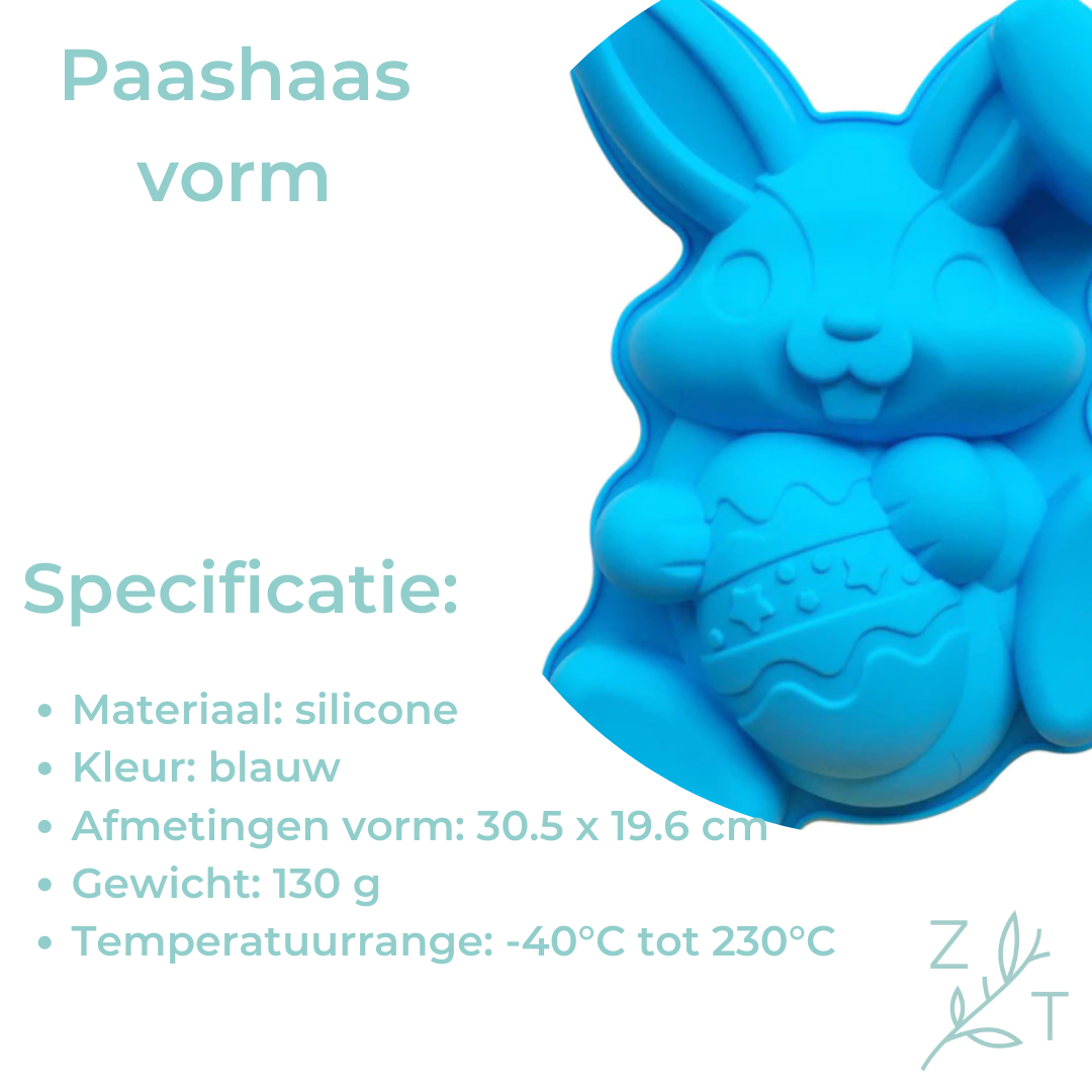 Paashaas bakvorm pasen silicone