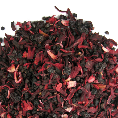 Ruby Rose Oma's garden Vruchteninfusie infusie rode vruchtenthee vruchten losse thee 